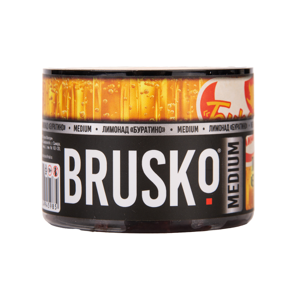 Бестабачная смесь Brusko Zero Лимонад  Буратино 50 грамм в Челябинске