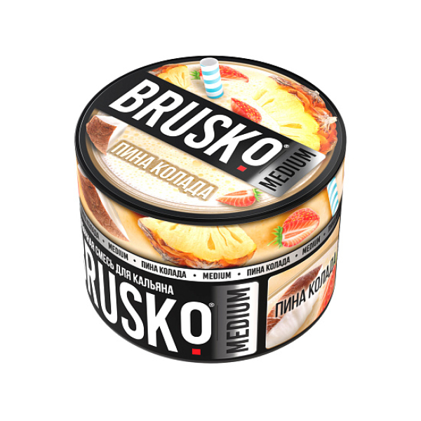 Бестабачная смесь Brusko Zero Пина Колада 50 грамм в Челябинске