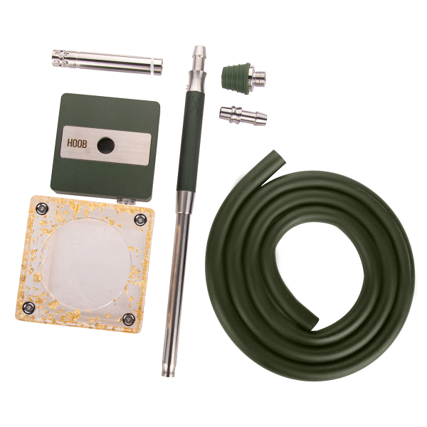 Кальян Hoob Subatom British Racing Green X Ss | Cube Mini Gold в Челябинске
