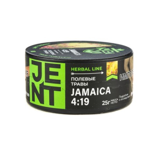 Табак Jent Herbal Line Jamaica 4 19 Полевые Травы 25 грамм в Челябинске