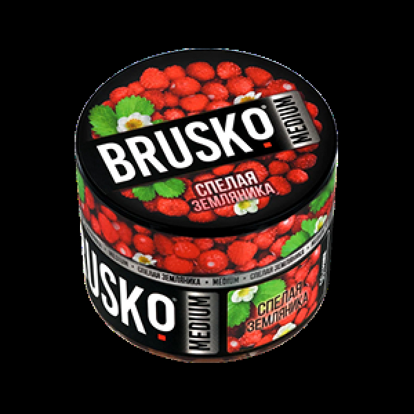Бестабачная смесь Brusko Спелая Земляника 50 грамм в Челябинске