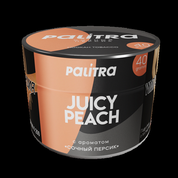 Табак Palitra Juicy Peach Сочный Персик 40 грамм в Челябинске
