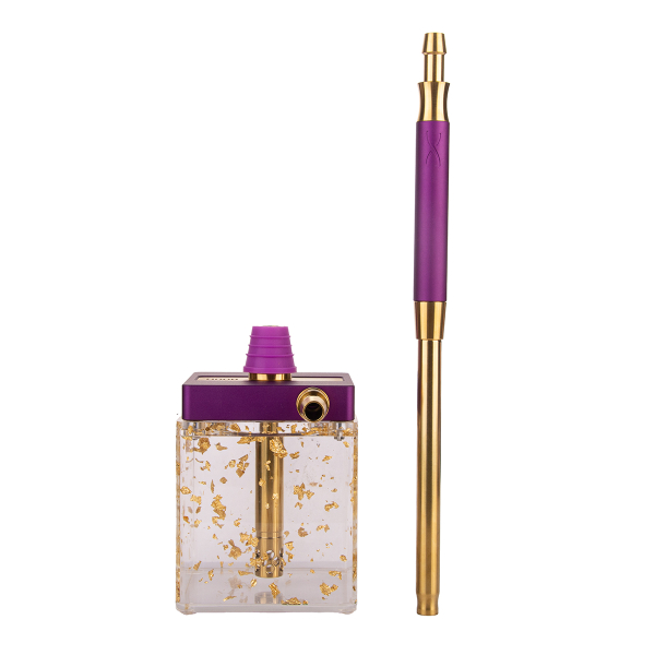 Кальян Hoob Subatom Royal Purple X Gold | Cube Mini Gold в Челябинске