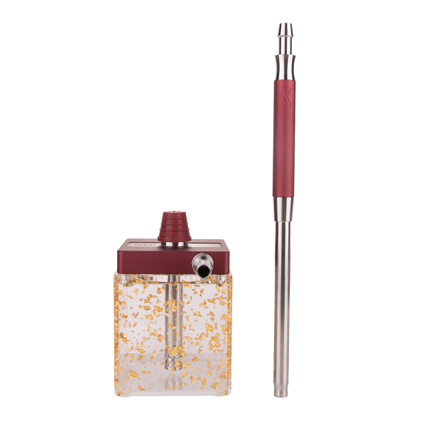 Кальян Hoob Subatom Wine Red X Ss | Cube Mini Gold в Челябинске