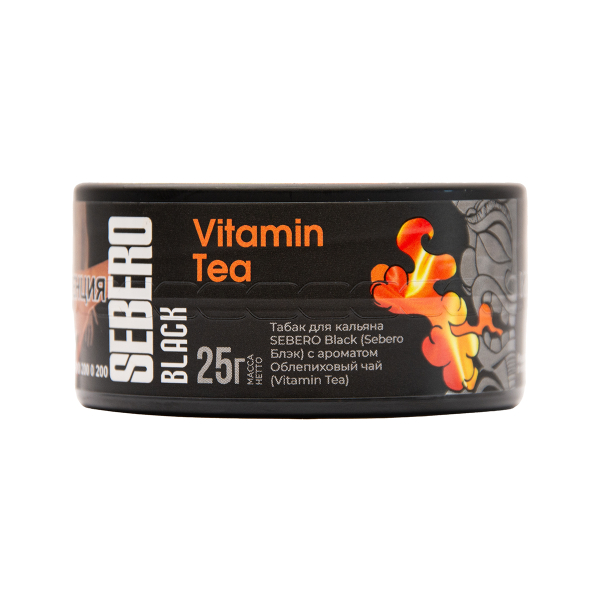 Табак Sebero Black Black Vitamin Tea 25 грамм в Челябинске
