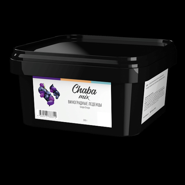 Безникотиновая смесь Chaba Mix Grape Drops Виноградные Леденцы 200 грамм в Челябинске