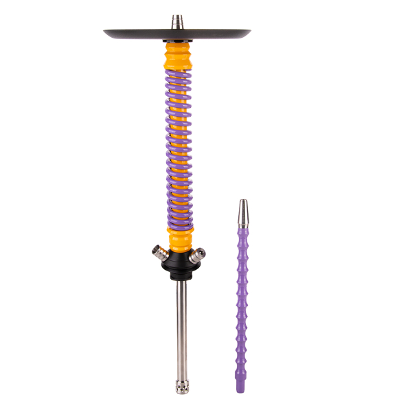 Кальян Mamay Customs Coilover Большой  Жёлтый Сирень в Челябинске