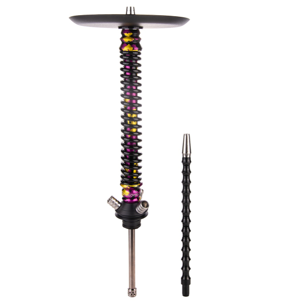 Кальян Mamay Customs Coilover Большой   Пурпурный/золотой Камуфляж Чёрный в Челябинске