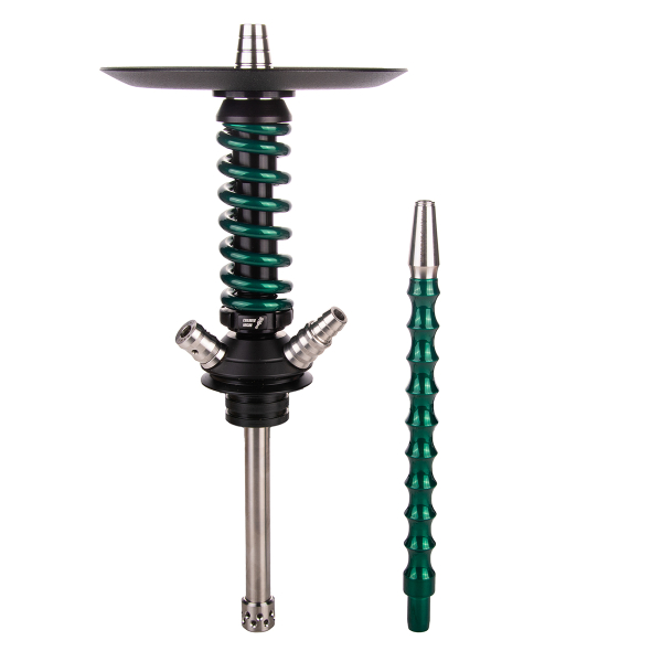 Кальян Mamay Customs Coilover Micro  Чёрный Зелёный Лак в Челябинске