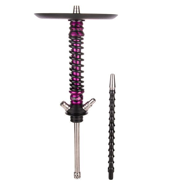 Кальян Mamay Customs Coilover Mini  Пурпурный Сплеш Чёрный в Челябинске