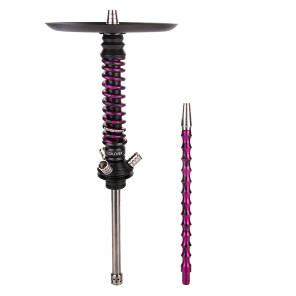 Кальян Mamay Customs Coilover Mini  Чёрный Пурпурный Сплеш в Челябинске