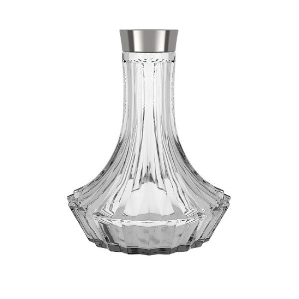 Колба Alpha Hookah Craft Twistlock На Резьбе Прозрачная  Silver в Челябинске