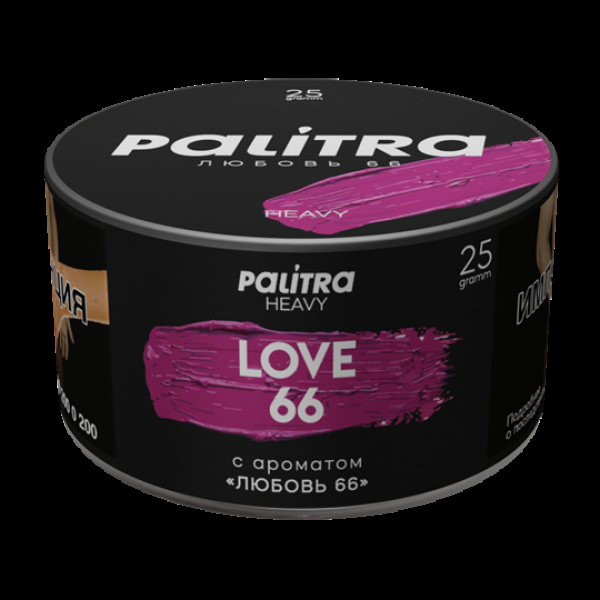 Табак Palitra Heavy Любовь 66 Love 66 25 грамм в Челябинске