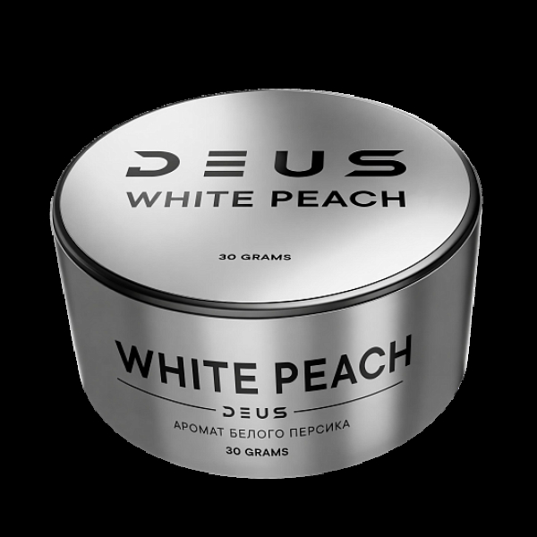 Табак Deus White Peach Белый Персик 30 грамм в Челябинске