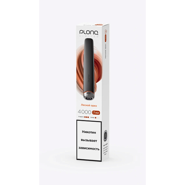 Электронка Plonq Plus Pro Black Лесной Орех 4000 затяжек в Челябинске