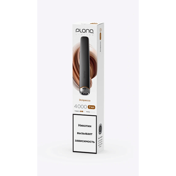 Электронка Plonq Plus Pro Black Эспрессо 4000 затяжек в Челябинске