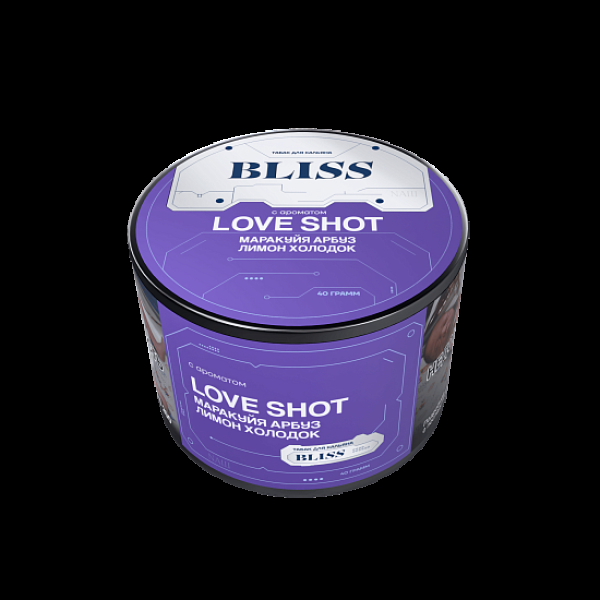 Табак Bliss Love Shot Маракуйя Арбуз Лимон Холодок 40 грамм в Челябинске