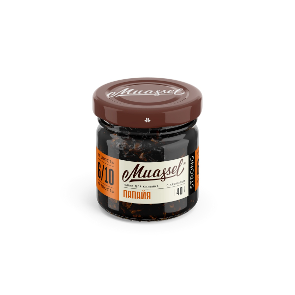Табак Muassel Extra Strong Папайя 40 грамм в Челябинске