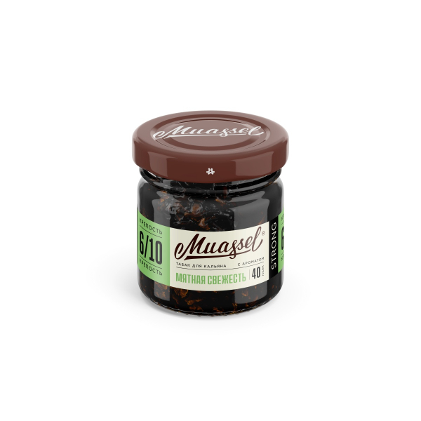 Табак Muassel Extra Strong Мятная Свежесть 40 грамм в Челябинске