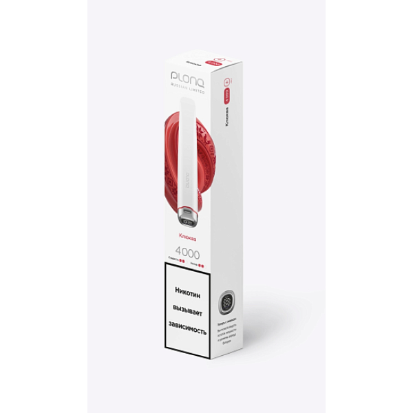 Электронная сигарета Plonq Plus Pro Клюква 4000 затяжек в Челябинске