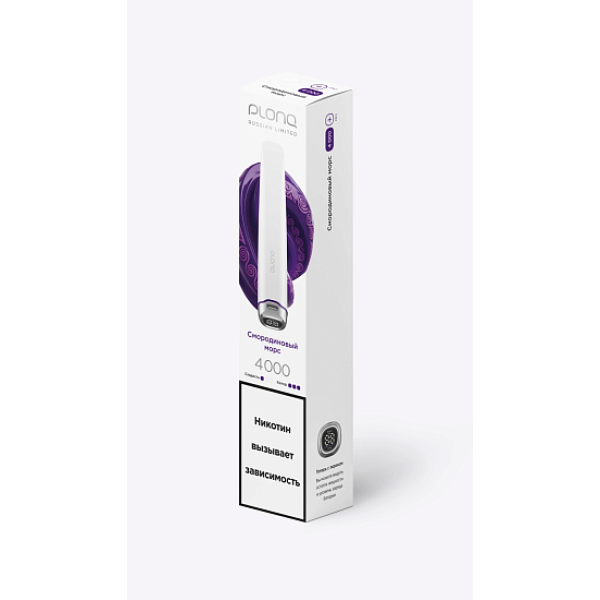 Электронная сигарета Plonq Plus Pro  Смородиновый Морс 4000 затяжек в Челябинске